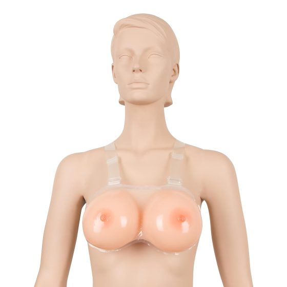 Cottelli - silikonová push-up připevňovací prsa (2x600g)