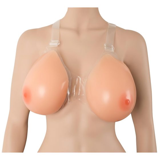 Cottelli - silikonová push-up připínací prsa (2x1200g)