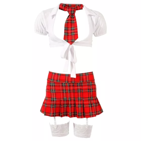 Cottelli - kostým školačky - 5dílná sada - XL