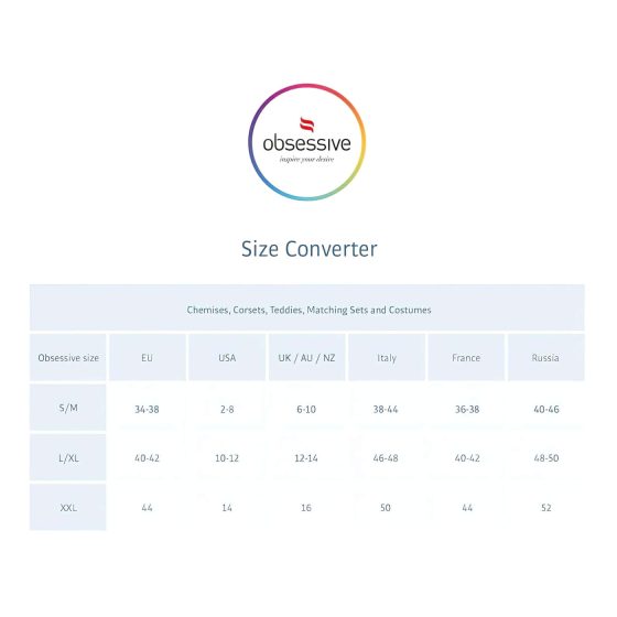 Obsessive - kostým kočka - dámská sada - černá