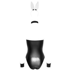   Cottelli Bunny - Lesklý, svůdný králičí kostým (5dílná sada)
