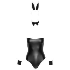   Cottelli Bunny - Lesklý, svůdný králičí kostým (5dílná sada)