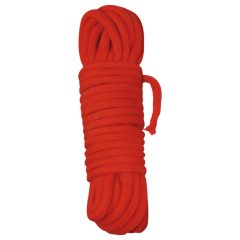 Shibari Bondage lano – 10m (červené)
