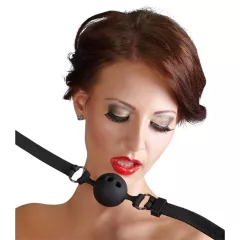 Bad Kitty - silikonový roubík do úst střední - černý