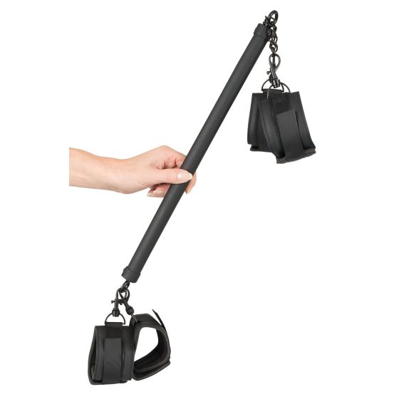 Fetish - umělá kůže svazovací tyč set (6 ks) - černá
