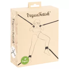 Vegan Fetish - poutací sada na postel - černá