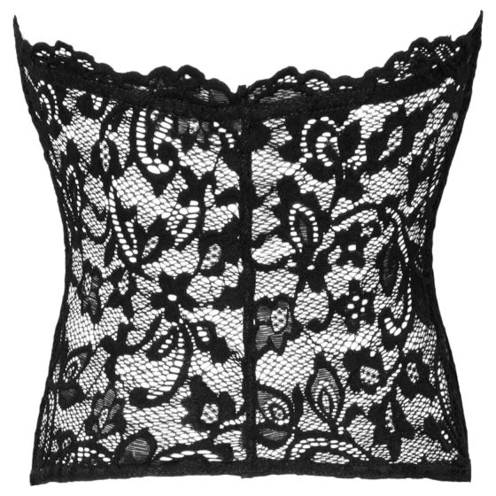Noir - krajkový korzet (černý)
