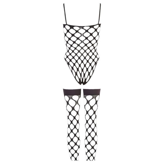 NO:XQSE - síťovaný sexy set - černý (S-L)