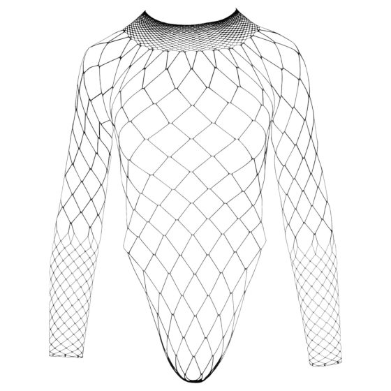 NO:XQSE - dlouhý rukáv, síťované body - černá (S-L)