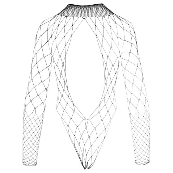 NO:XQSE - dlouhý rukáv, síťované body - černá (S-L)