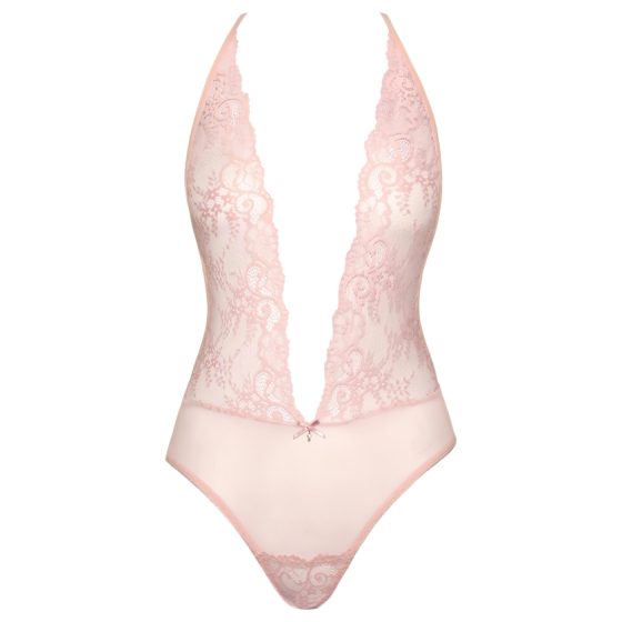 Kissable - krajkové body (růžové)