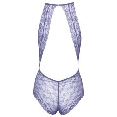 Kissable - krajkový body s límcem na krk (fialový)