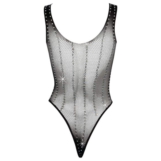 Cottelli - síťované body s kamínky (černé) - (S-L)