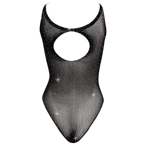 Cottelli - body s kamínky - černé - S-L