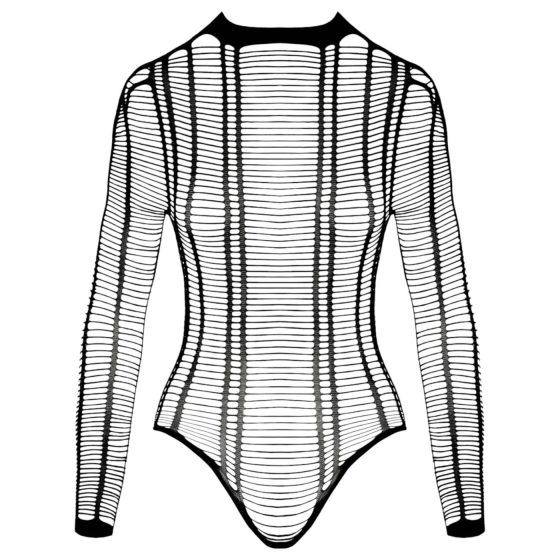 Cottelli - Průhledné pruhované body (černé) - S-L