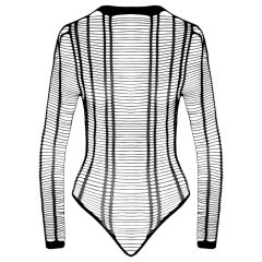 Cottelli - Průhledné pruhované body (černé) - S-L