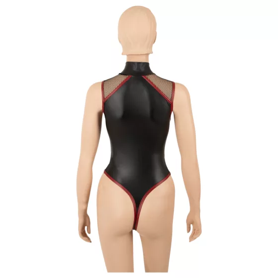 Cottelli - síťované body na zip (černé) - M