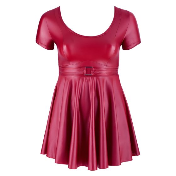 / Cottelli Plus Size - Áčkové mini šaty (červené)