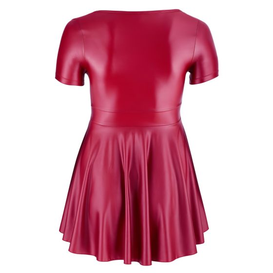 / Cottelli Plus Size - Áčkové mini šaty (červené)