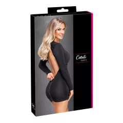 Cottelli - mini šaty s otevřenými zády - černé