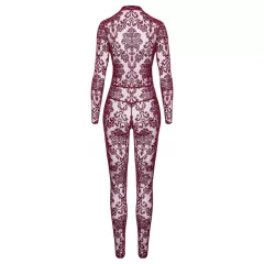 Noir Kink Royal - průsvitný catsuit - červená