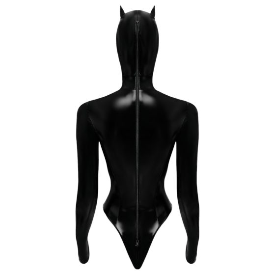 Black Velvet - Batwoman body s dlouhým rukávem (černý)