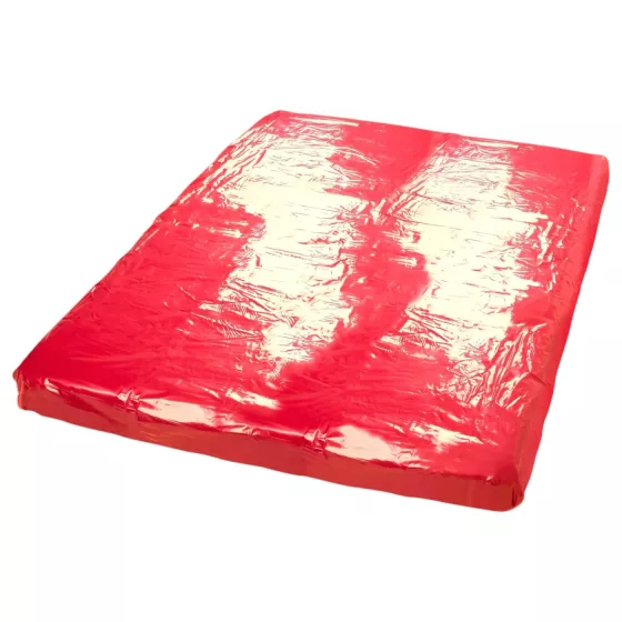 Fetish - Lakovaný prostěradlo - 200×220 cm (červené)
