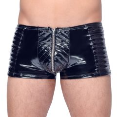   Black Level - pánské krátké kalhoty s žebrovaným páskem (černé)