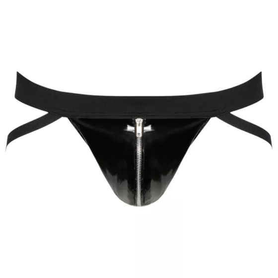 Black Level - jockstrap se zipem (černý) - M