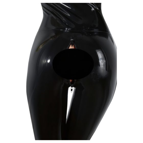 LATEX - dámský overal s dlouhým rukávem (černý)