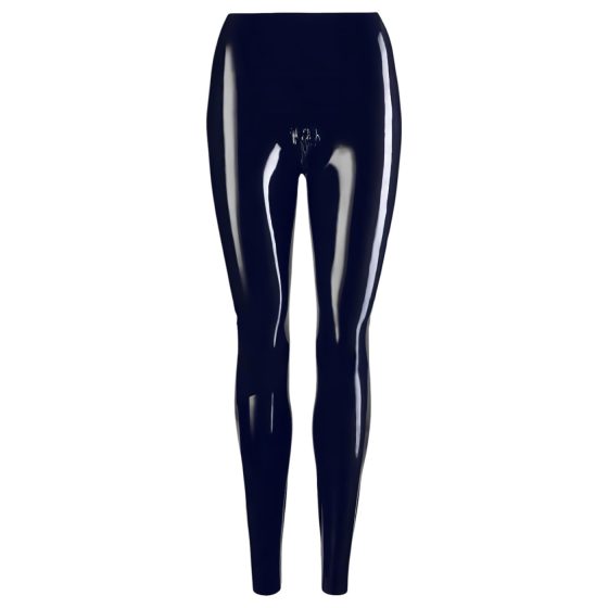 LATEX - zipové legíny (černé)