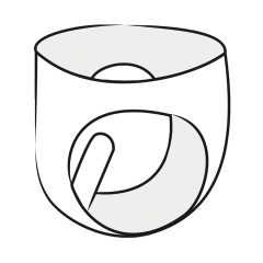 LATEX - dámské kalhotky s kondomem (černé)