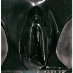 LATEX - dámské kalhotky s kondomem (černé)