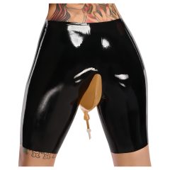   LATEX - Latexový inkontinenční spodní díl s vypouštěcím otvorem (černý)