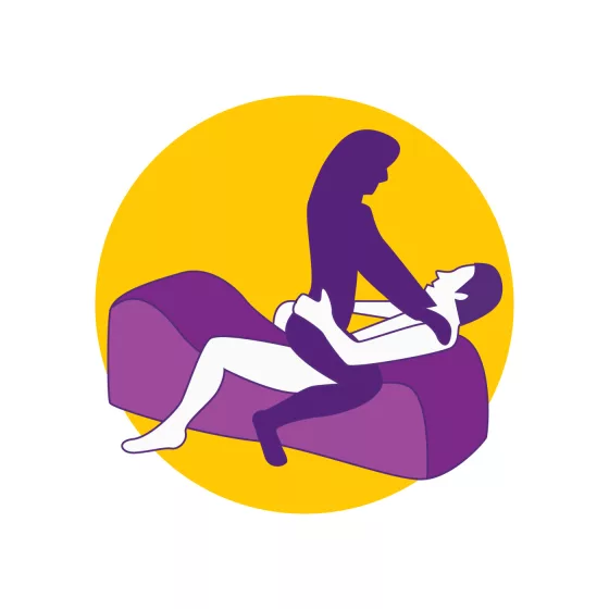 Desirel Magic Pillow - Nafukovací sex pohovka - velká (modrá)