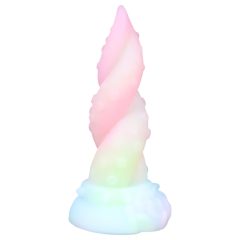 OgazR Kraken - točené chapadlo dildo - 18 cm (duhové)