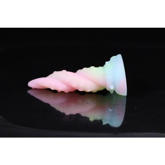 OgazR Kraken - točené chapadlo dildo - 18 cm (duhové)