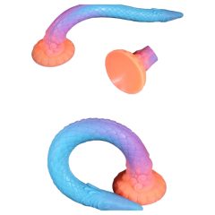   OgazR XXL Úhoř - fosforeskující anální dildo - 47 cm (růžová)