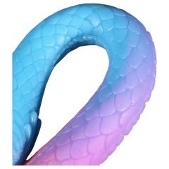   OgazR XXL Úhoř - fosforeskující anální dildo - 47 cm (růžová)