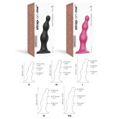   Strap-on-me Korálky S - korálkový dildo s přísavkou (růžový)