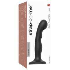   Strap-on-me P&G S - zakřivené dildo s přísavkou (černé)