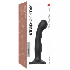 Strap-on-me - dildo s přísavkou a zakřivením - černé
