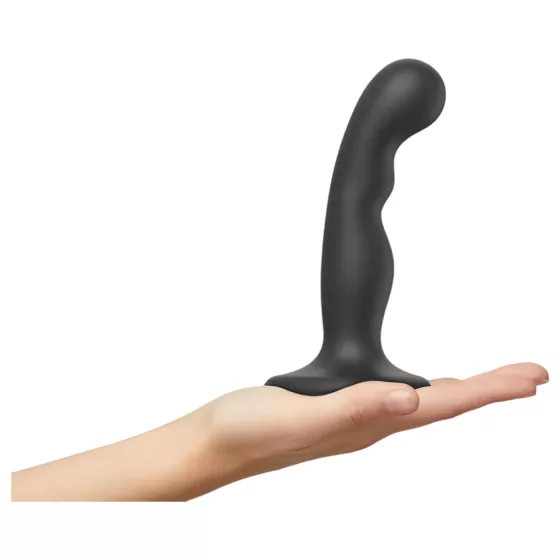 Strap-on-me - dildo s přísavkou a zakřivením - černé