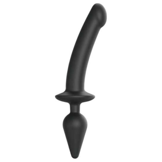 / Strap-on-me Switch Semi-Realistic XXL - 2v1 dildo (černý)