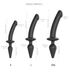   / Strap-on-me Switch Semi-Realistic XXL - 2v1 dildo (černý)