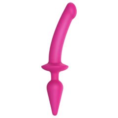   / Strap-on-me Switch Semi-Realistic L - 2v1 silikonové dildo (růžové)