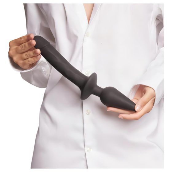 / Strap-on-me Swith Realistic XXL - 2v1 silikonové dildo (černé)