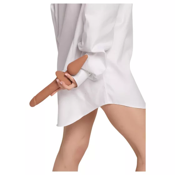 / Strap-on-me Switch Realistic L - 2v1 silikonové dildo (přírodní)