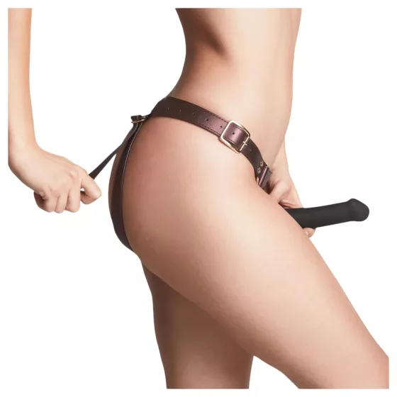 Strap-on-me - kalhotky pro připínací dildo - XS-XXL (hnědá)