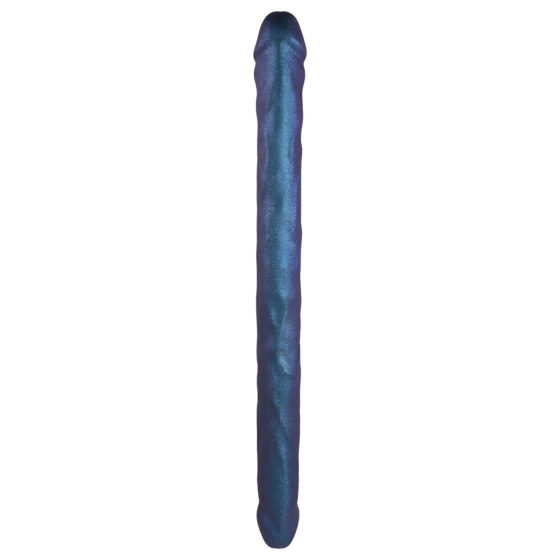 Strap-on-me - duální dildo (metalická modrá)
